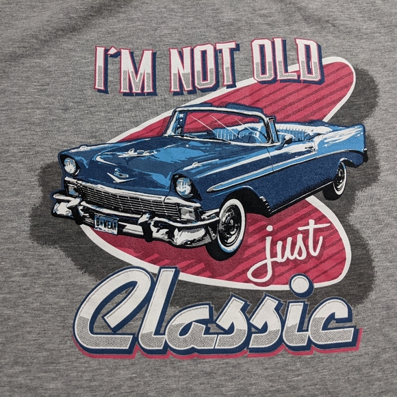 Men's‎ large classic car T-shirt - Picture 1 of 6